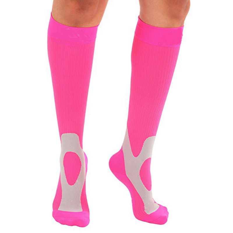 Compression Socks Sports Men Women Calf Shin Leg Running Fitness ...